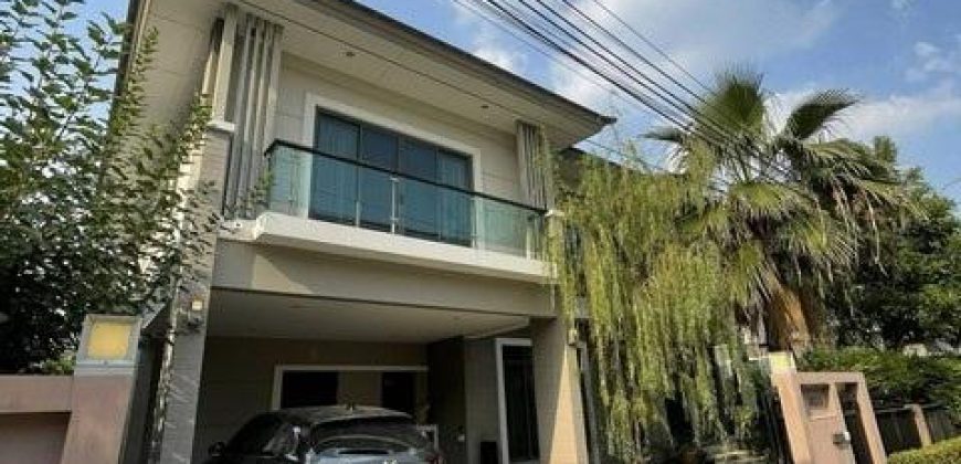 ขายบ้านเดี่ยว 2 ชั้น 80 ตร.ว. โครงการ เดอะ ปาล์ม พัฒนาการ 38 ใกล้ทางด่วน