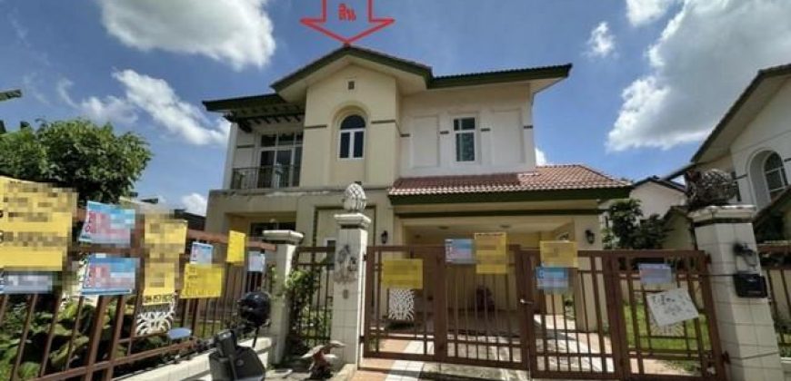 ขายบ้านเดี่ยว 2 ชั้น 111.6 ตร.ว. โครงการรสา สแปนิช คอร์ทยาร์ด เขตลาดพร้าว