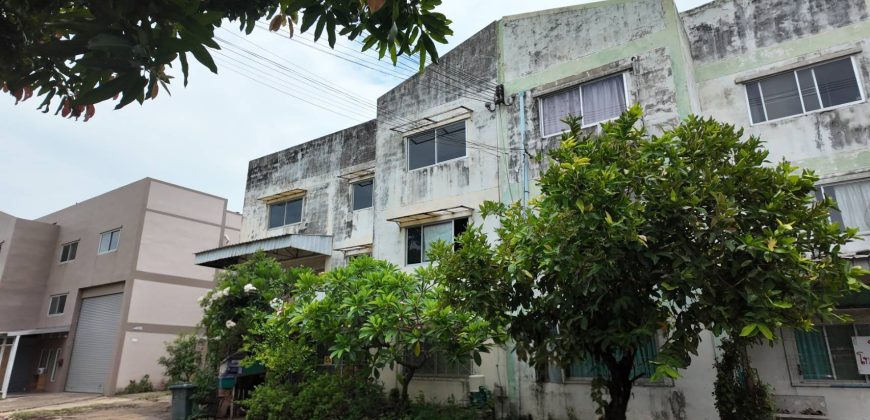 ขายอาคารสำนักงาน โกดัง 92 ตรว. ด้านหน้าติดวิวทะเลสาบ ห่างจากถนนบางกรวย-ไทรน้อย เพียง 670 ม. ไทรน้อย จังหวัดนนทบุรี