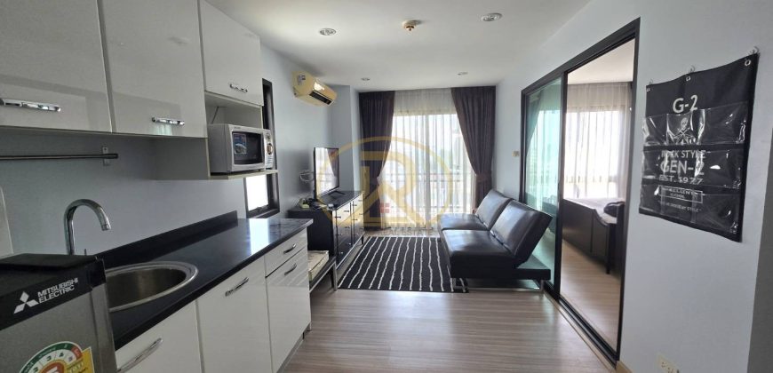 ให้เช่าดีทู คอนโด (D2 Condo) ห้องมุม วิวทะเล เดินไป ม.บูรพาได้ เดินไปทะเลได้ พร้อมอยู่ ไม่มีรถก็อยู่ได้ จ.ชลบุรี