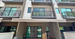 ให้เช่าทาวน์โฮม 3 ชั้น 19 ตร.ว. บ้านกลางเมือง พหลฯ-รามอินทรา ถนนเทพรักษ์ เขตบางเขน