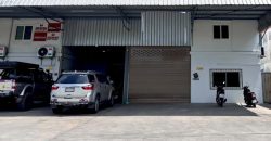 โกดังให้เช่า พุทธมณฑลสาย 4 ขนาด 240 ตารางเมตร อยู่ติดถนนในซอยวัดนครชื่นชุ่ม