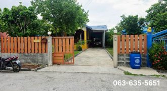 ขายบ้านสวนแสนสวย 160 ตรว. อ.องครักษ์ จ.นครนายก มีสนามหญ้าหน้าบ้านกว้าง ร่มรื่นสบายตา ใกล้ถนนรังสิต-นครนายก 1.5 กม.