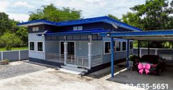 ขายบ้านเดี่ยวสไตล์โมเดิร์น ชั้นเดียว ต.ศรีนาวา อ.เมืองนครนายก ใกล้ตลาดนัดศรีนาวา บ้านใหม่สวยอยู่แหล่งชุมชนสั่งของจากเซเว่นมาส่งที่บ้านได้