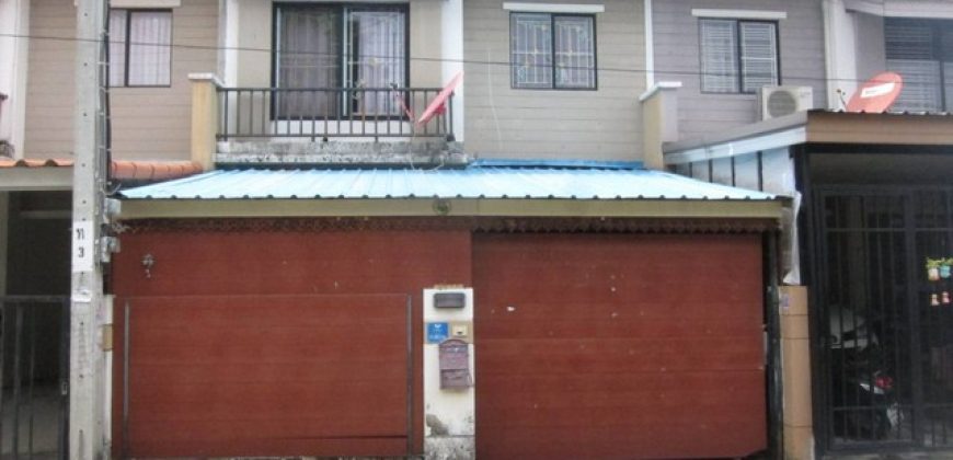 ขายทาวน์โฮม โครงการ พฤกษา 61 2 ชั้น หลักสอง บางแค กรุงเทพ