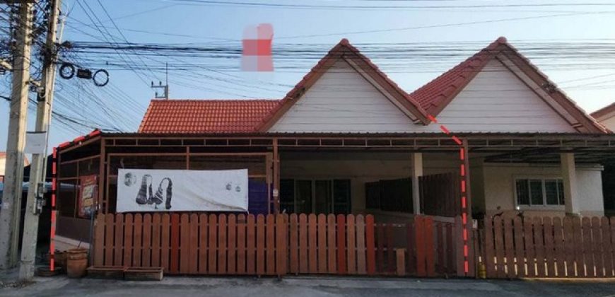 ขายบ้านแฝด หมู่บ้านชนากาญจน์ 7 ถนนกรอกยายชา ระยอง