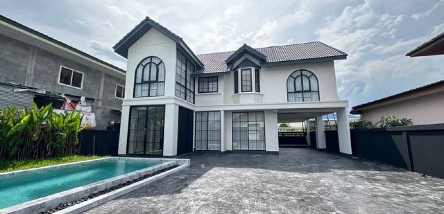 Pool villa #ขายพร้อมผู้เช่า 11 ล้าน #โซนป่าตัน บ้านพูลวิลล่า 2 ชั้น #วิวดอยสุเทพ ตกแต่งสวย #เฟอร์นิเจอร์ครบ ทำเลดี เดินทางสะดวก (สัญญา 3 ปี)