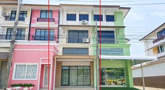 สนามบินสุวรรณภูมิ1 กม. กิ่งแก้ว8-16 เมกา บางนา 3 กม. อาคารพาณิชย์เช่า ราชาเทวะ 3นอน 3น้ำ 19 ตารางวา 266ตารางเมตร ตลาดกิ่งแก้ว