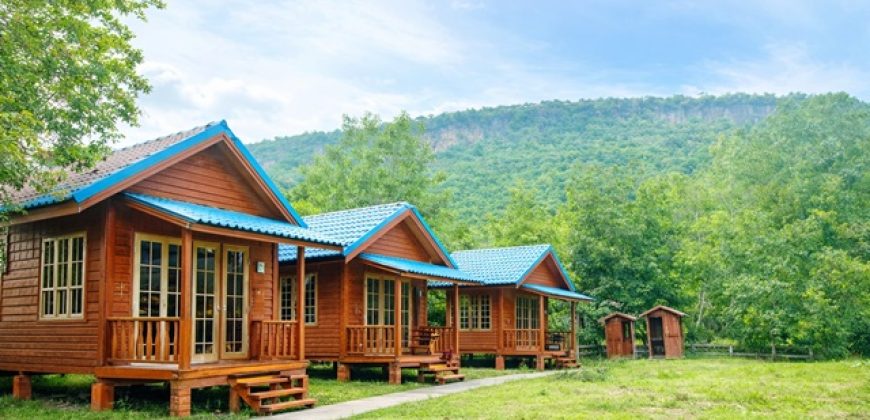 เขาใหญ่ หมูสี ที่ดินวิวภูเขา 360 องศา บ้านน็อคดาวน์ 3 หลัง 1 ไร่ 23 ตร.ว. ใจกลาง ปากช่อง กรีนเนอรี่ รีสอร์ท 500 ม.
