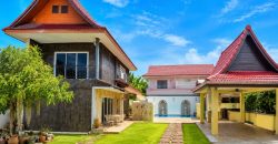 พรประภานิมิตร13-19 พูลวิลล่า 2 ชั้น 3 นอน 3 น้ำ ใกล้เทศบาลเมืองหนองปรือ 500 ม. 132 ตร.ว. 527 ตร.ม. พร้อมสระว่ายน้ำส่วนตัว เฟอร์ฯครบครัน