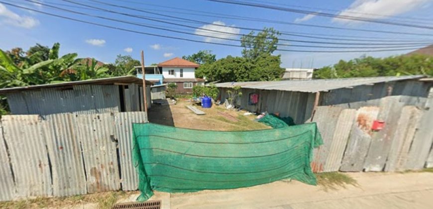 บ้านพักคนงาน ที่ดินเปล่าถมแล้ว ทำเลดี บางแวก89-95 ใกล้สี่แยกทศกัณฑ์ 700 ม.และร้านสะดวกซื้อ ขนาด 165 ตร.ว. พื้นที่รวม 660 ตร.ม.
