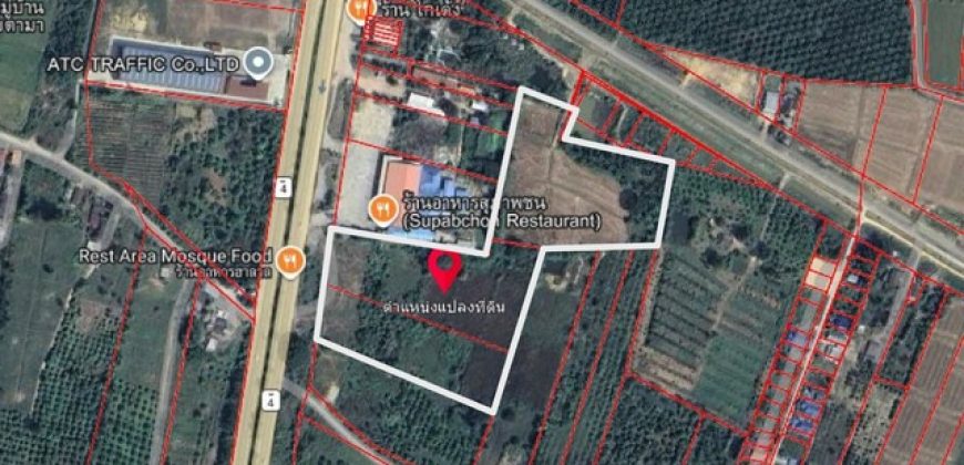 ขายที่ดินเปล่า ติดถนนเพชรเกษม ขาล่องใต้ ตำบลศิลาลอย อำเภอสามร้อยยอด จังหวัดประจวบคีรีขันธ์