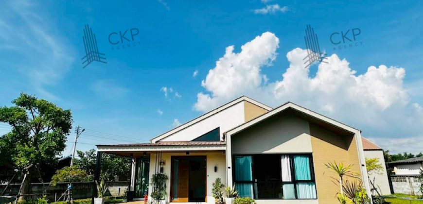 ขาย บ้านเดี่ยว สไตล์นอร์ดิก 4 ห้องนอน พร้อมที่ดิน 432 ตร.วา ใกล้ถ.หนองเกตุ บางละมุง