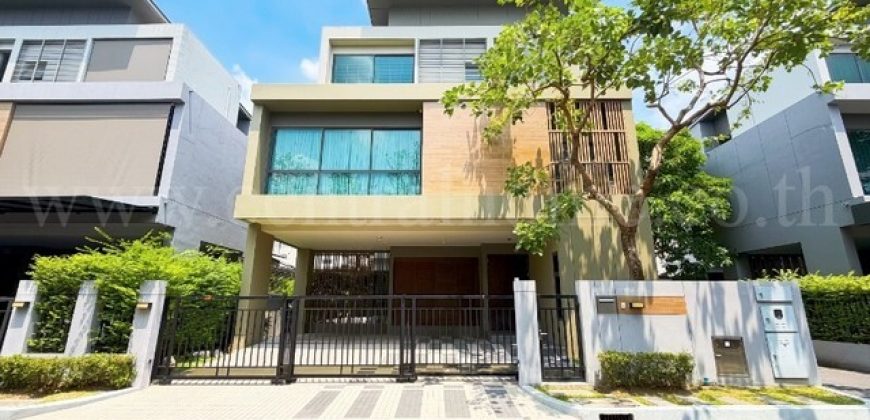 ลดราคา บ้านเดี่ยว 3 ชั้น หลังกลาง หน้าบ้านไม่ชนใคร Grand Bangkok Boulevard ราชพฤกษ์-พระราม 5