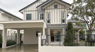 BH4134 ให้เช่าบ้านเดี่ยว Villaggio 3 ศรีนครินทร์-บางนา บ้านสวยพร้อมอยู่ เฟอร์นิเจอร์ครบ ใกล้ Mega Bangna