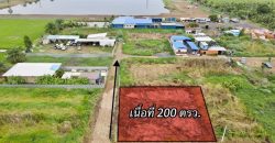 ที่ดินใกล้กรุงฯ คลอง9หนองเสือ ใกล้ชุมชน 200ตรว. เพียง 7.5แสนเท่านั้น ปทุมธานี To86-3ol-6l6l ใกล้ตลาด ใกล้ชุมชน เหมาะปลูกบ้าน ทำบ้านสวนเกษตร