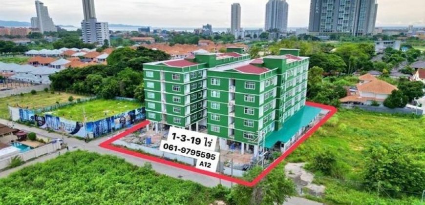 ขายที่ดินพร้อมสิ่งปลูกสร้าง 2 อาคาร จอมเทียน พัทยา ใกล้ถนนชัยพฤกษ์ FP-L02070