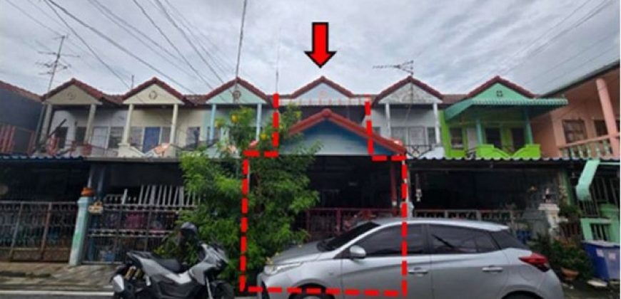 ขายทาวน์เฮาส์ 2 ชั้น ทำเลเทพารักษ์ ราคาคุ้มกว่าตลาด หมู่บ้านทรัพย์ดินทอง