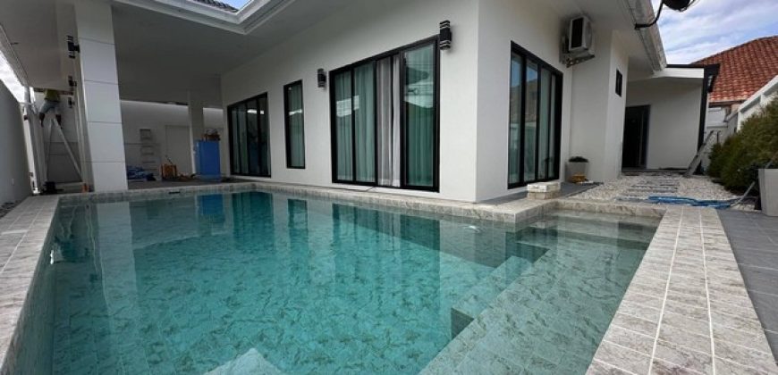 ขายพูลวิลล่าบางละมุงชลบุรี Pool Villa พร้อมอยู่ ทำเลดี หมู่บ้านเอกมงคล4/1 ซอยเขาตาโล พัทยาใต้ บ้านเดี่ยวพูลวิลล่า บนพื้นที่ 64 ตารางวา