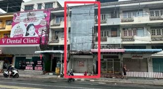 ขาย อาคารพาณิชย์ พื้นที่ใช้สอย 250 ตร.ม.ทำเลทอง ถนนพัทยาใต้ ใจกลางเมือง ราคา 12.5 ล้าน