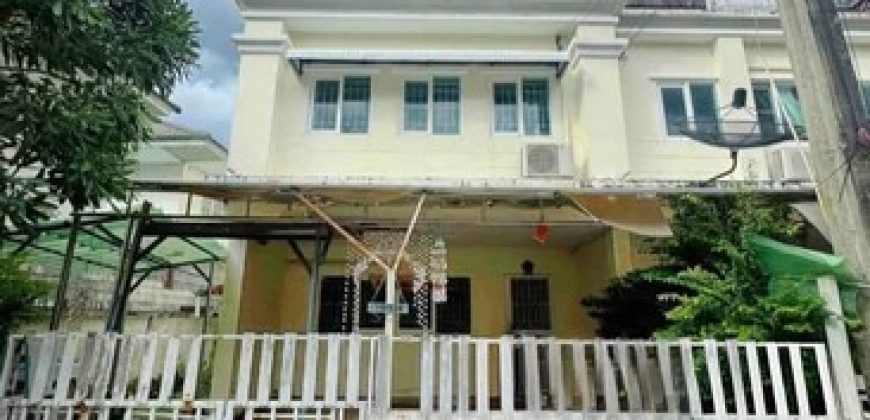 ให้เช่าทาวน์โฮม เลี้ยงสัตว์ได้ โครงการ The Exclusive Townhome นวลจันทร์ 56 หลังมุม นวลจันทร์ – เลียบด่วนรามอินทรา