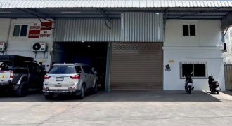 BR 1845 ให้เช่าโกดัง พื้นที่ใช้สอยรวม 240 ตรม. 2 ออฟฟิศ 2 แอร์ 2 ห้องน้ำ กระทุ่มล้ม พุทธมณฑลสาย4