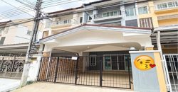 ให้เช่าทาวโฮม 3 ชั้น 4 ห้องนอน หมู่บ้านธนาภิรมย์ ศรีนครินทร์-วงแหวน ใกล้โลตัส ศรีนครินทร์