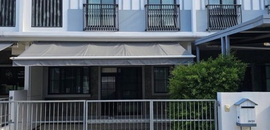 ให้เช่าทาวน์โฮม 2 ชั้น 3 ห้องนอน อินดี้ 5 บางนา กม.7 Indy 5 Bangna Km.7 เพียง 3 นาที ถึง Mega Bangna