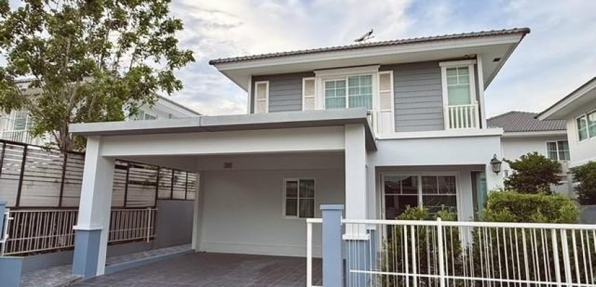 ให้เช่าบ้านเดี่ยว2ชั้น3นอนโครงการวิลลาจจิโอศรีนครินทร์-บางนาใกล้เมกะบางนา