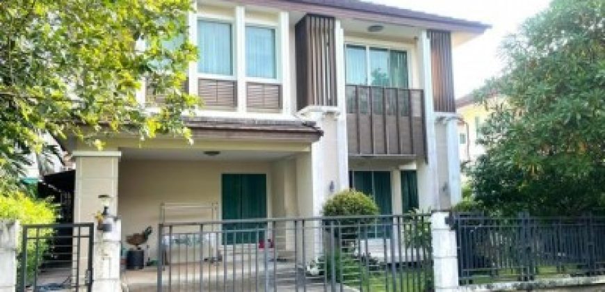 HR 10063 ให้เช่า – ขายบ้านเดี่ยว 2 ชั้น 68 ตรว หมู่บ้านเดอะเซนโทร อ่อนนุช-วงแหวน Centro Onnut-Wongwaen ใกล้ Paseo ลาดกระบัง ใกล้สุวรรณภูมิ