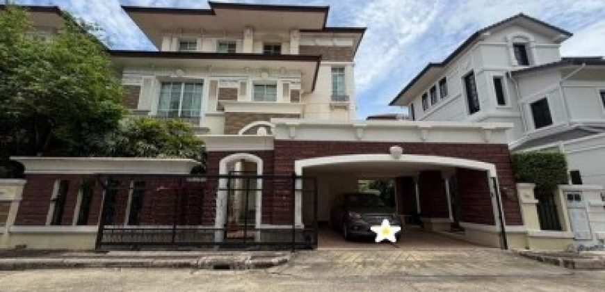 HS 1956 ขายบ้านเดี่ยว 3 ชั้น 85.5 ตรว. โครงการบ้านกลางกรุง เดอะนีซ รัชวิภา ใกล้ตลาดบองมาร์เช่