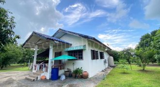 ขายด่วน ที่ดิน พร้อมบ้านเดี่ยว ชั้นเดียว 2-3-97 ไร่ วังกระโจม – นครนายก