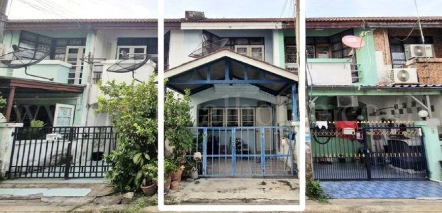 ขายด่วน ทาวน์โฮม ทรัพย์กานดา ถนนกรุงเทพ – ปทุมธานี บ้านกลาง