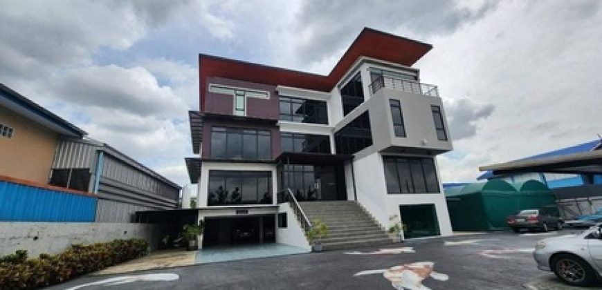 ขาย ที่ดินพร้อมอาคารสำนักงาน 4ชั้น ถนนสุขาภิบาล5 ซอย 22 โทร095-1642956