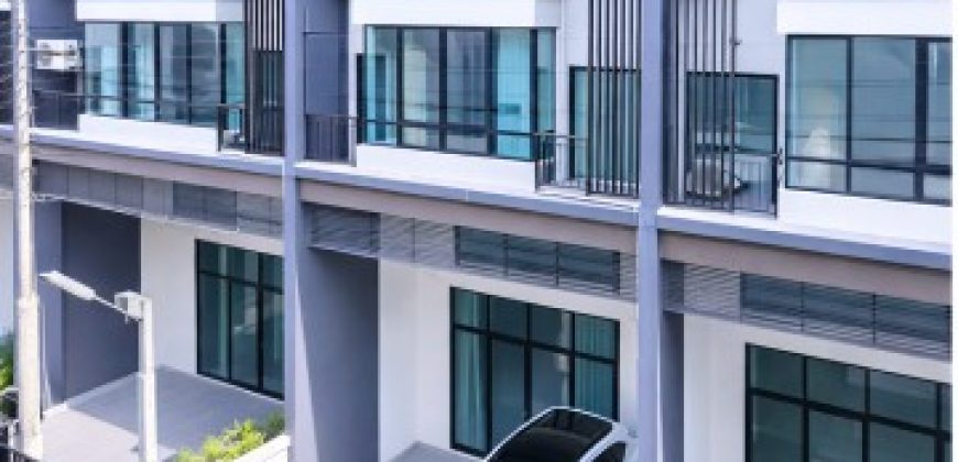 ARLบ้านทับช้าง 1.6กม. Nirvana PORCH กรุงเทพกรีฑา ทาวน์เฮ้าส์ 3.5 ชั้น ให้เช่า 3นอน 4น้ำ