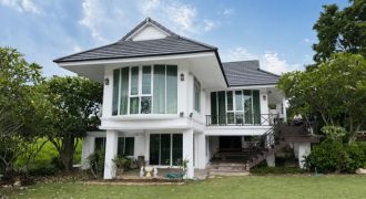 บ้านเดี่ยวฮอลิเดย์ปาร์ค(หนองมะค่า)อยู่ท่ามกลางธรรมชาติ ได้อากาศบริสุทธิ์ ที่หาไม่ได้จากกรุงเทพฯ