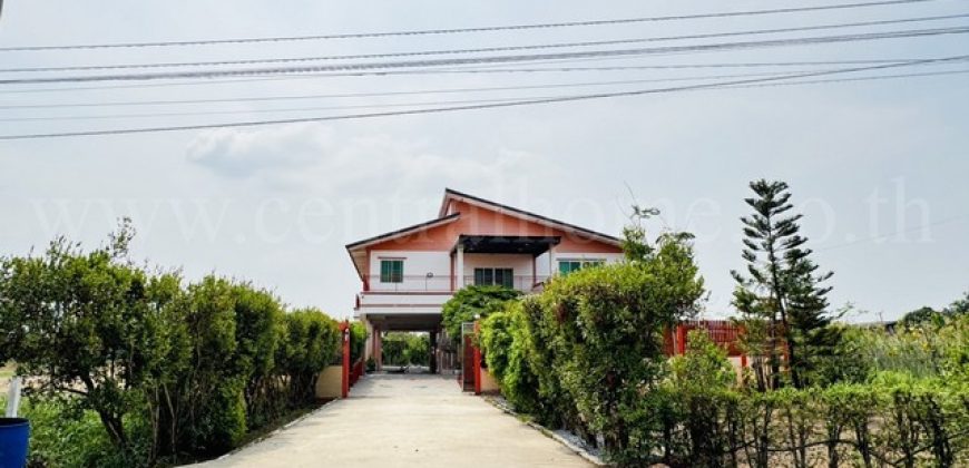 ขายด่วน บ้านเดี่ยว 500 ตร.วา สามโคก ปทุมธานี บ้านสวย เฟอร์ครบ พร้อมอยู่