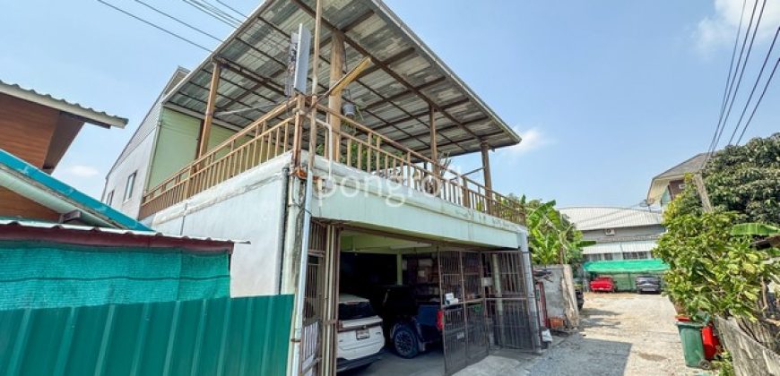 บ้านเดี่ยว 2 ชั้น สร้างเองเต็มพื้นที่ ใกล้วัดลาดปลาดุก บางใหญ่ นนทบุรี