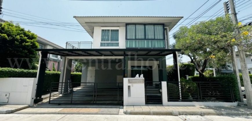 ขายด่วน บ้านเดี่ยว ฮาบิเทีย บอนด์ ราชพฤกษ์ ปทุมธานี หลังมุม พร้อมอยู่