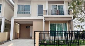 BH4218 ให้เช่าบ้านเดี่ยว หมู่บ้านภัสสรไพรด์ ปิ่นเกล้า-วงแหวน บ้านหลังมุม พร้อมเฟอร์นิเจอร์และเครื่องใช้ไฟฟ้าครบ ใกล้ศาลายา นนทบุรี
