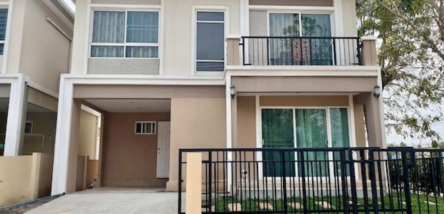 บ้าน BH4147 ให้เช่าบ้านเดี่ยว หมู่บ้านภัสสรไพรด์ ปิ่นเกล้า วงแหวน พร้อมเฟอร์นิเจอร์ครบ เลี้ยงสัตว์ได้ ใกล้มหาวิทยาลัยมหิดล จังหวัด กรุงเทพ