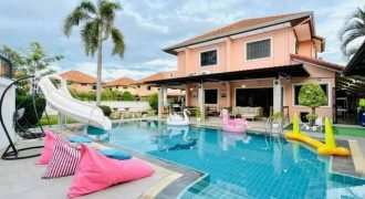ขายบ้านพลูวิลล่า ตกแต่งพร้อมเฟอร์ ใกล้หาดจอมเทียน พัทยา FP-H02270