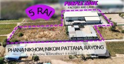 ขายโรงงาน ทำเลทอง เขตพนานิคม นิคมพัฒนา จังหวัดระยอง FP-W02303