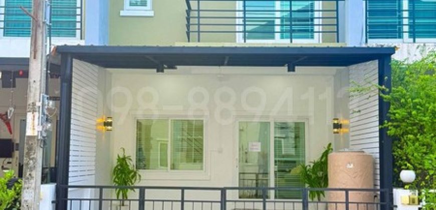 ขายทาวน์โฮม 2 ชั้น มบ.พาทาโกเนีย 5 เนื้อที่ 20 ตรว 3นอน 2น้ำ รีโนเวทใหม่ พร้อมของแถมมากมาย ทำเลดี ใกล้ซาฟารีเวิลด์