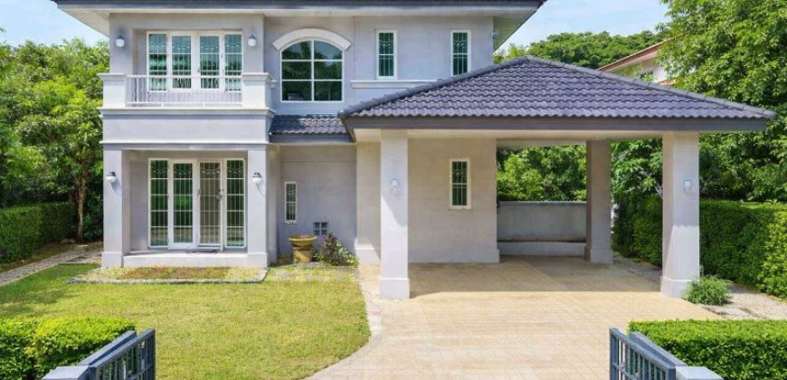 บ้านเดี่ยวขนาดใหญ่ 200 ตร.ม.วัชรพล-รามอินทรา 3นอน 3 น้ำ เพลินนารี่มอลล์ ตลาดวงศกร พร้อมแอร์ 72 ตร.ว. MRT วัชรพล 900 ม.