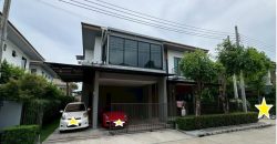 ให้เช่าบ้านเดี่ยว 2 ชั้นแปลงมุม 64 ตรว. 4 ห้องนอน บ้านลุมพินี สวนหลวง ถนนเฉลิมพระเกียรติ ร.9