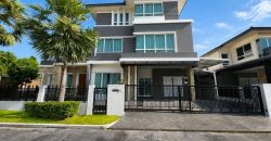 ขายบ้านเดี่ยว3ชั้น103.1ตร.ว.GrandBangkok Boulevardพระราม 9-ศรีนครินทร์ ใกล้Brighton College Bangkok