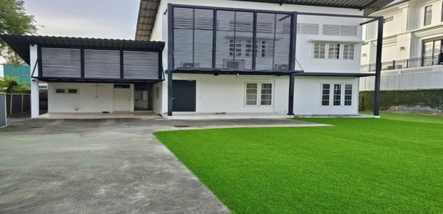 รหัสC7226 ให้เช่าบ้านเดี่ยว 2ชั้น ขนาดใหญ่เหมาะทำโฮมออฟฟิศ ถนนรามอินทรา42 ใกล้ซอยนวลจันทร์