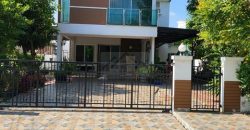 ให้เช่าบ้านเดี่ยว 2 ชั้น 56 ตรว. 3 ห้องนอน โครงการ โฮมเพลส เดอะ พาร์ค วงแหวน – พระราม 9 ใกล้สนามบิน ใกล้ Airport Link บ้านทับช้าง