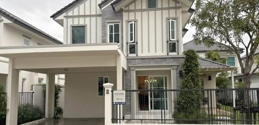 ให้เช่าบ้านเดี่ยว 2 ชั้น 66 ตร.ว. Villaggio 3 ศรีนครินทร์-บางนา ใกล้เมกะบางนา
